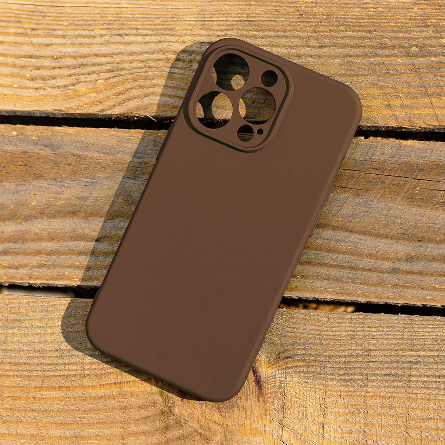 silicon cover brown